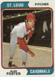 1974 Topps Baseball Cards      442     Alan Foster